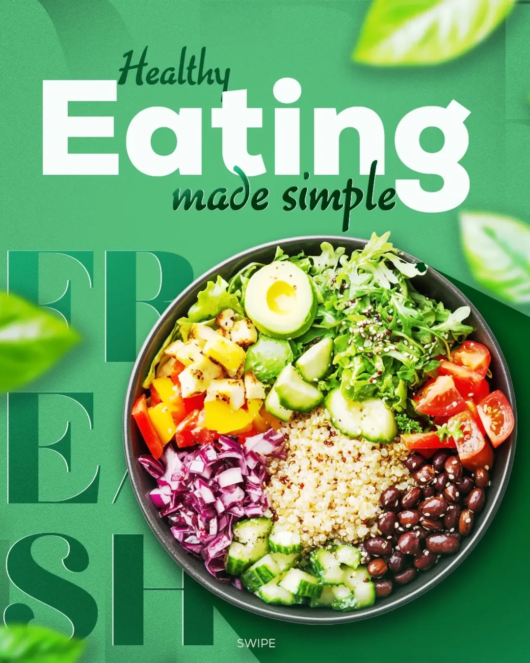 Clean eating made easy 🍃 Personalised meals, calo